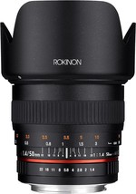 For Use With A Canon Ef Digital Slr, Use The Rokinon 50Mm F1.4 Lens. - $388.99