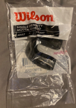 Wilson Single Density Adult Mouth Guard Black new Sealed Package - $3.95
