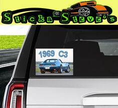 Corvette 1969 C3 Chevrolet Cool Vinyl Sticker Decal - $5.93