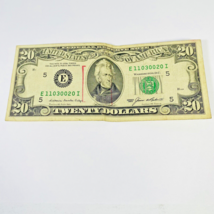 1985 Philadelphia $20 Dollar Bill Note FRN Serial E11030020I Vintage Cur... - $32.68