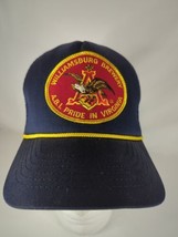 Vintage Anheuser Busch Williamsburg VA Brewery Snapback Mesh Rope Trucker Hat - £19.60 GBP