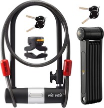 Via Velo 2 Electric Bike Bike Lock Set | Same Key System 4 Keyed Alike K... - £59.25 GBP