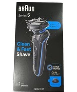 Braun Series 5 5018s Wet &amp; Dry Shaver - Blue - £47.48 GBP