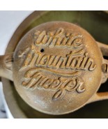 Antique White Mountain Freezer Ice Cream Maker 10&quot; Green Gold Eagle Hand... - $185.13