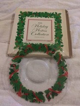 UIB 1981 AVON HOLIDAY HOSTESS COLLECTION 11&quot; GLASS  PLATTER - £5.89 GBP