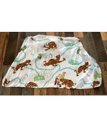 Scooby Doo Mystery Machine Vintage 1995 Twin Fitted Sheet Craft Fabric 90s - $53.97 CAD