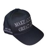 Trump BlaCk MAGA Never Surrender Hat Snapback Embroidered USA Flag KAGA ... - $361.43 MXN