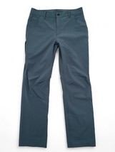 EMS Mens 34x32 Pants Grey Stretch Nylon Travel Hike Thigh Pocket Measure... - £17.58 GBP