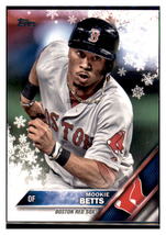 2016 Topps Holiday Mookie Betts  Boston Red Sox #HMW141 Baseball card   MATV2 - £1.90 GBP