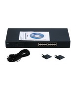 EtherWAN EX17016 Web-Smart 16-Port PoE Ethernet Switch - $93.19 CAD