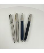 Vintage Parker Pen Lot Jotters Stainless Blue Black Need Ink - $573.15 MXN