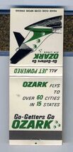 Ozark Air Lines Match Book Go Getters Go Ozark - $7.92