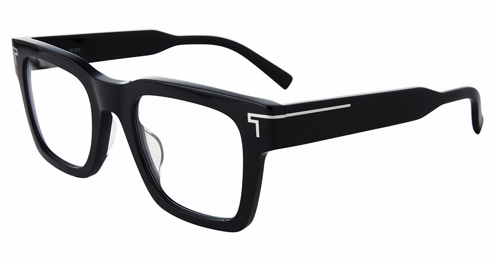 TUMI VTU528 Eyeglasses Eye Glasses 1BLA BLACK- Authentic New 51mm Men - $124.20