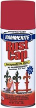 Hammerite Spray Paint Smooth Finish Red Rust Cap No Primer Needed 12 oz. - £26.08 GBP