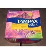 Tampax Tampons Radiant Duo-Pack 32 Count (18 Regular 14 Super) (ZZ33) - £11.67 GBP