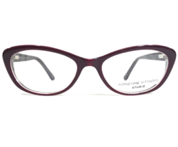 Adrienne Vittadini Eyeglasses Frames AV532S PUR Clear Purple Cat Eye 50-16-135 - $44.54