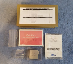 QuicKutz Limited Edition Sophisticate Die Cutting &amp; Stamp Gift Box Set - Retired - £14.33 GBP