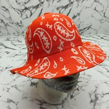 Kangol Orange | White Paisley Wide Brim Casual Hat NWT - $120.00