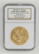 2005 George T. Morgan Proposed Gold Union 1 Oz 999 Fine Gold Gem Unc Box - $3,274.27