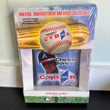Chipper Jones Cybr Card Baseball CD-ROM Footage Interactive Trivia Seale... - $5.93