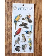 1987 California Pacific Designs Collector Edition Puffy Bird Stickers Vi... - $17.17