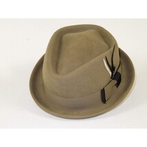 Men's Broner Wool Hat diamond Crown Fedora THE AVENUE 73-4609 Moss image 3