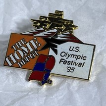 Home Depot 1995 Olympics USA Olympic Festival Sports Lapel Hat Pin Pinback - £7.03 GBP