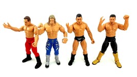 Lot of 4 WWE Jakks Pacific Some Titan Tron wrestling Figures 7” Tall Used + 2003 - £9.34 GBP