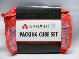 Carnival Cruise Line Red Premier Players Club Gift Set Of 3 Packing Cubes - $21.25