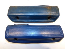 1966 67 68 69 70 Dodge Plymouth 9&quot; Rear Armrests Pair OEM Blue Satellite... - $89.99