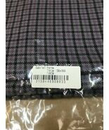 Yves Delorme Purple Gabriel Throw Blanket Fringed Houndstooth Merino Woo... - $154.93 CAD