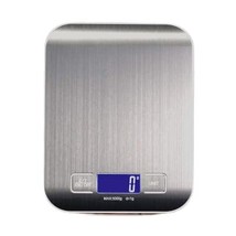 22Lb (Max) Digital Kitchen Scale For Cooking And Baking (Silver), Fingerprinting - $29.97