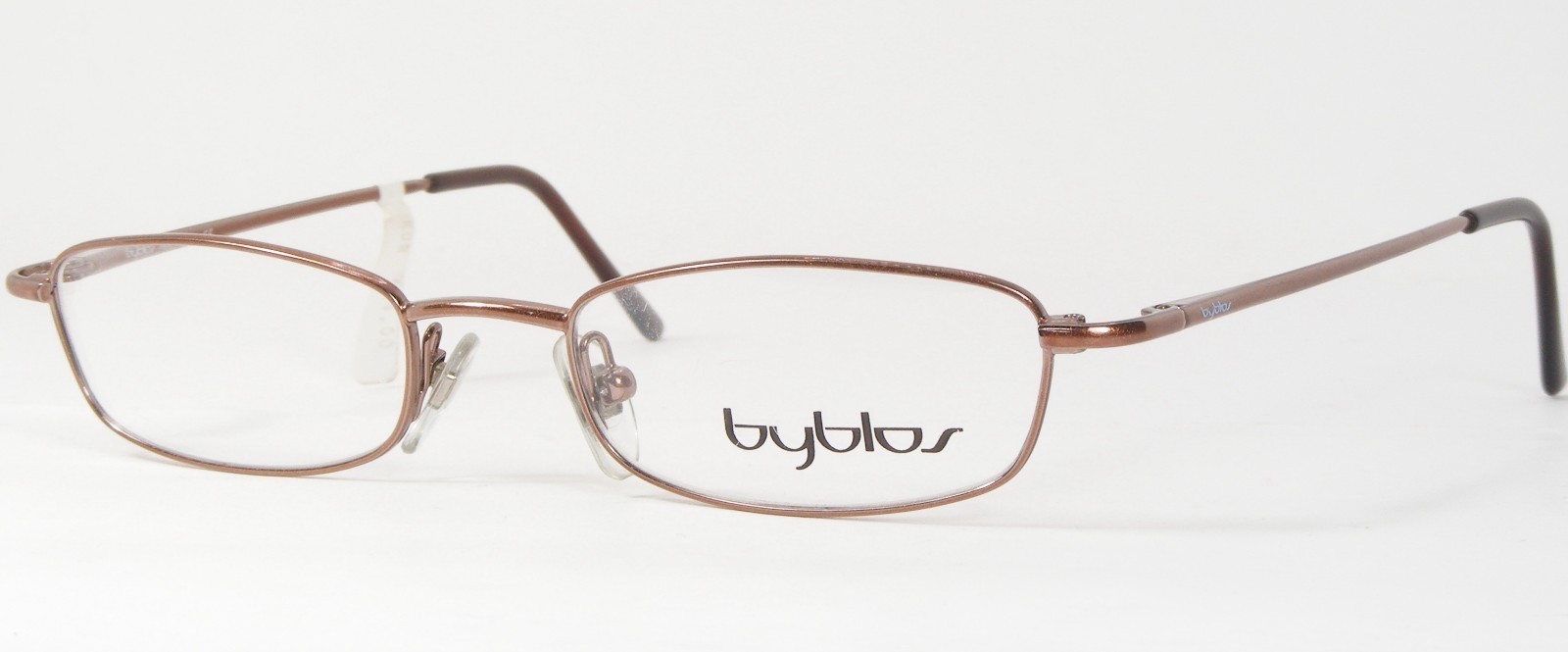 Gafas Únicas Byblos B828 3366 Con Montura De Metal 46-17-135mm Hechas En... - $96.03