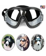 Dog Pet Puppy Cat Wind Waterproof UV Black Sunglasses Goggle Adjustable ... - £6.93 GBP