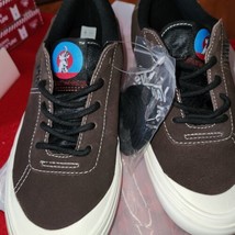 NEW Vans mens Skate Agah Pop Brown/Black size 8 w/sneaker bag - $73.06