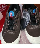 NEW Vans mens Skate Agah Pop Brown/Black size 8 w/sneaker bag - $73.06