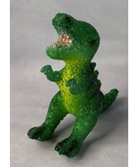 Vintage Dinosaur T-Rex Glow Lamp Night Light Green Plastic Works! - $41.54 CAD