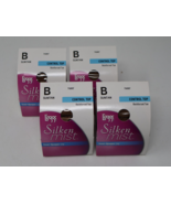 L&#39;eggs Silken Mist Control Top Pantyhose Suntan Reinforced Toe Size B Lo... - $29.66