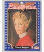 Nancy Reagan (d. 2016) Autographed Starline Americana Trading Card - £31.28 GBP