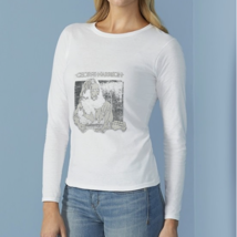 George Harrison Women&#39;s Longsleeve White T-Shirt - £11.79 GBP