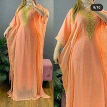 Women New Moroccan Dubai Kaftans Farasha Abaya Dress Handmade Fancy Long... - €60,06 EUR