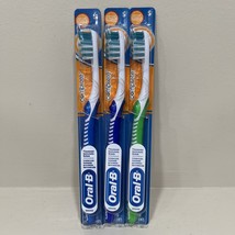 3x Oral B Complete Deep Clean Manual Toothbrush Bristles Soft - Colors May Vary - £11.41 GBP