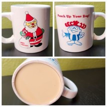 Vintage Hawaiian Punch Musical Christmas Coffe Mug &quot;Punch Up Your Day&quot; 10 oz - £23.34 GBP