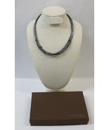 Vintage Silpada N1976 Multi Strand Silver/Gold Necklace 16-18&quot; Long Ster... - £23.75 GBP