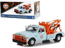 1969 Chevrolet C-30 Dually Wrecker Tow Truck &quot;Gulf Oil Welding Tire Collision&quot; - £106.73 GBP