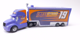 Disney Pixar Cars #19 Purple Octane Gain Hauler Semi Truck and Trailer - £16.58 GBP