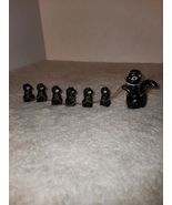 Vintage Skunk And Babies Made With Red Clay - $24.75