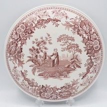 Spode Archive Collection Girl at Well Raised Pink Cake Plate - £23.73 GBP