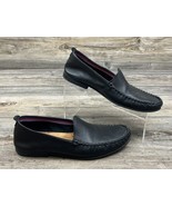 Ted Baker Men&#39;s Black Leather Loafer Shoes Slip-On Mocs Size 9(US) 8(UK) - £37.92 GBP
