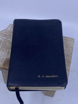 1989 Zondervan NIV Compact Reference Bible Black Leather Cover Holy Bible - £27.39 GBP